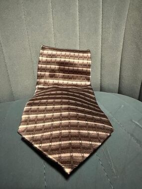 croft & barrow Brown Plaid Men's Tie